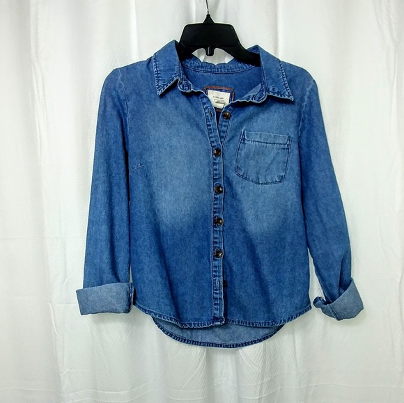 Chambray I love H81 shirt small - Picture 3 of 7